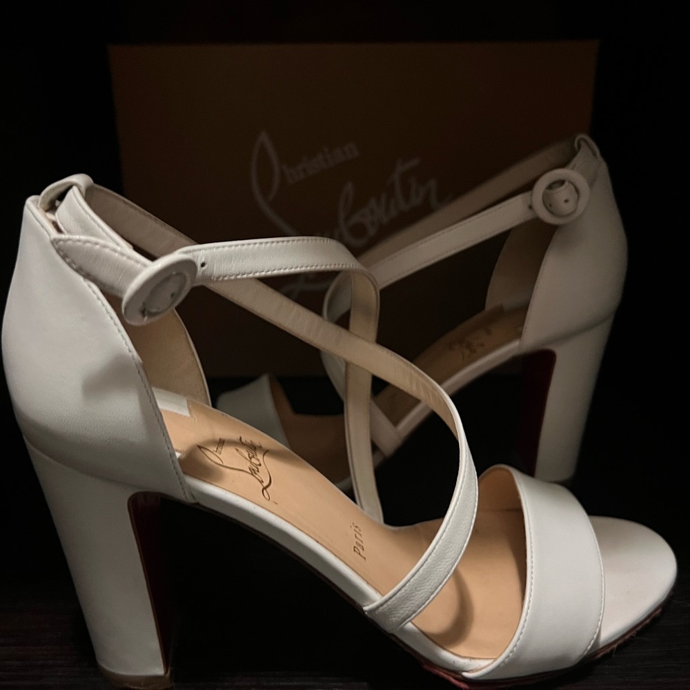 Christian Louboutin Women's White Heels